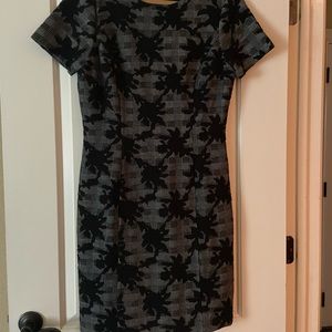Black and grey Brooks Brothers size 14 dress